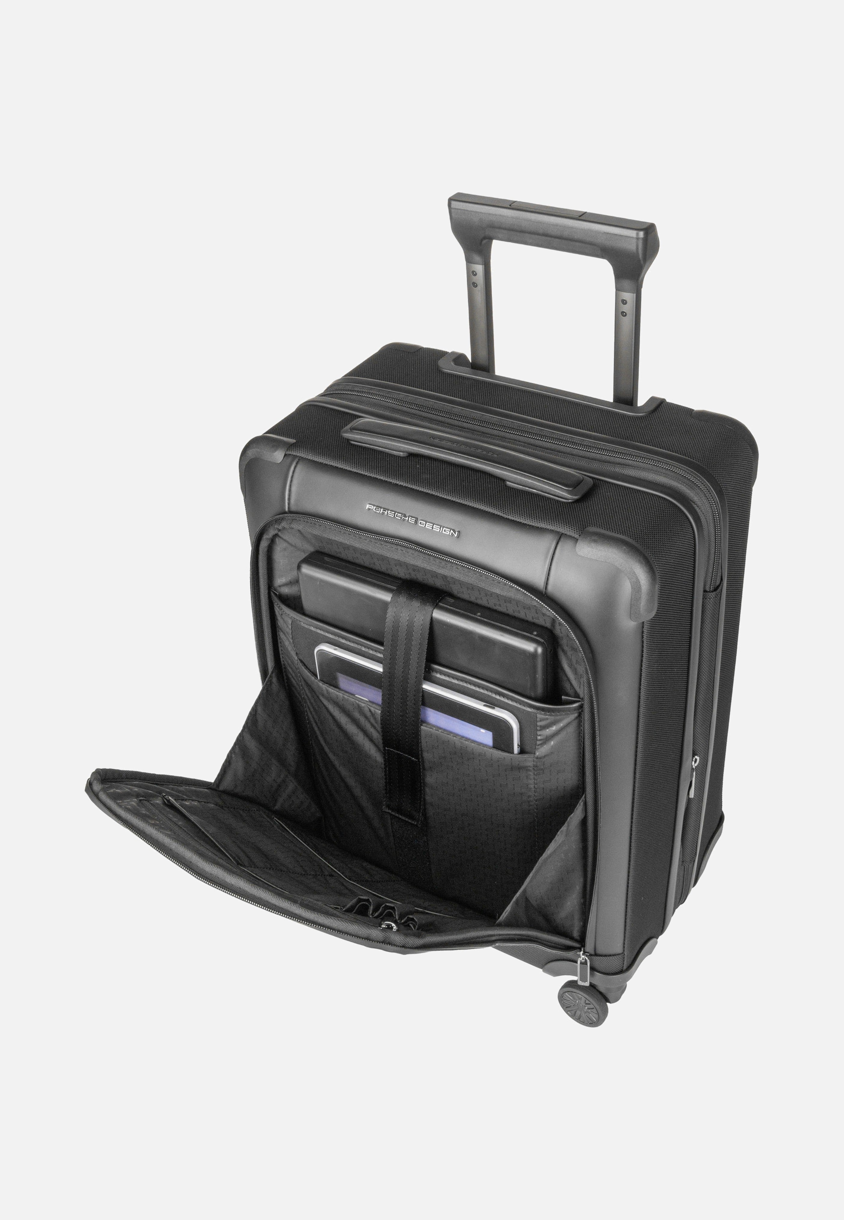 Roadster Nylon 4W Trolley S Exp Black - Koffer
