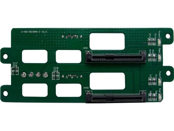 Inter-Tech IPC 2U-2504 - Rack-monterbar - micro ATX - SATA - hot-swap - ingen strømforsyning (ATX) - USB
