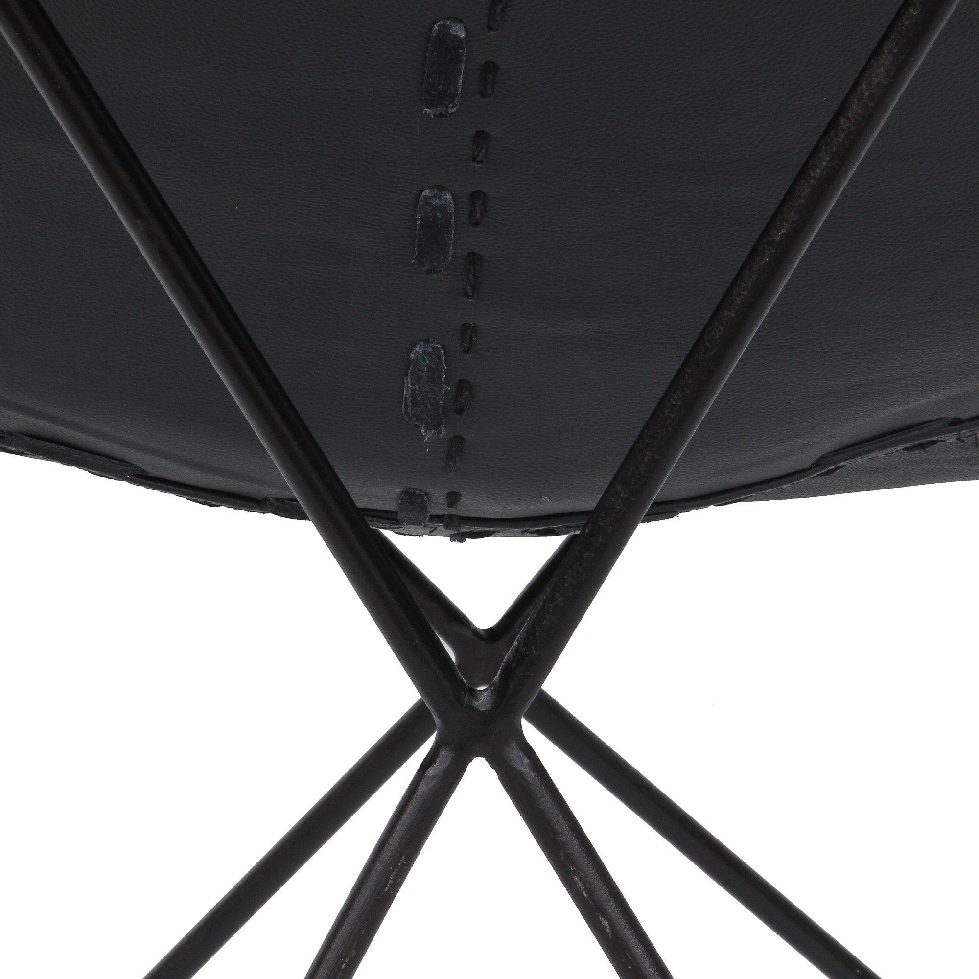 Lounger 'John', schwarz, T 72 cm, B 74 cm, H 94 cm von fischer's lagerhaus