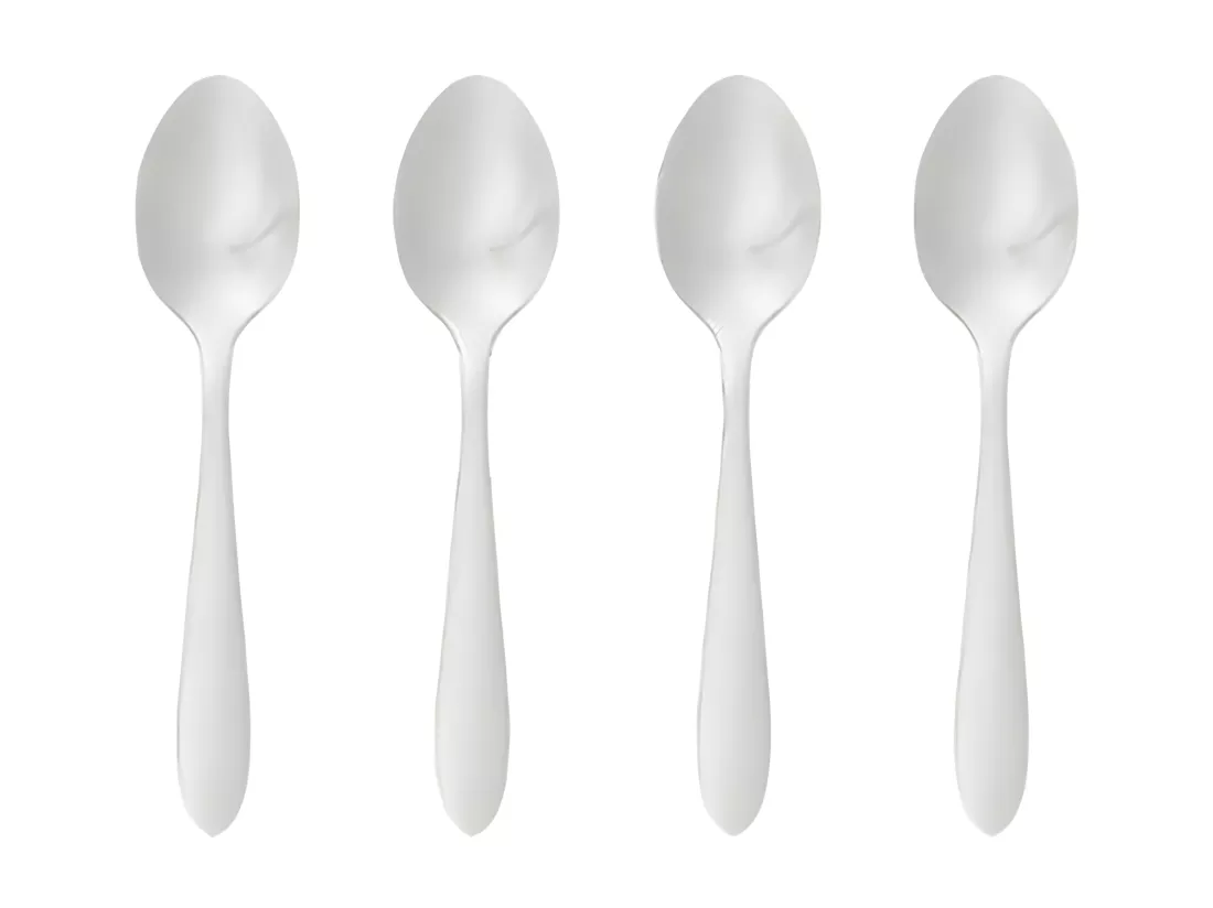 Lot de 4 Cuillères à Café Inox 