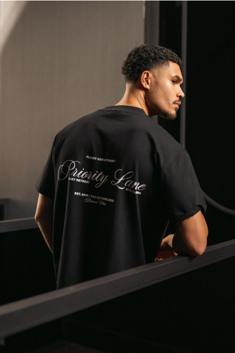 Malelions zwarte heren t-shirt
