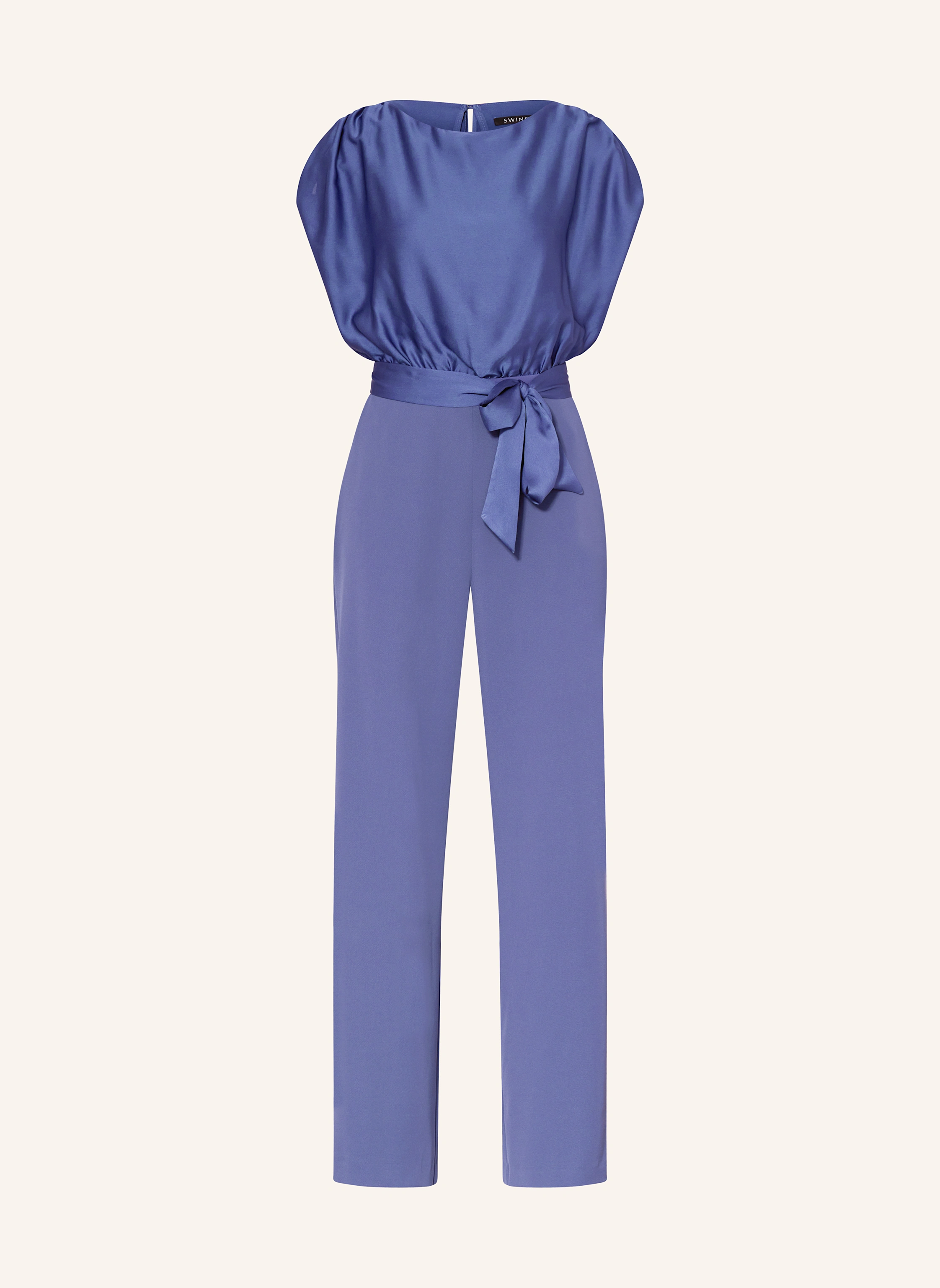 SWING Jumpsuit im Materialmix