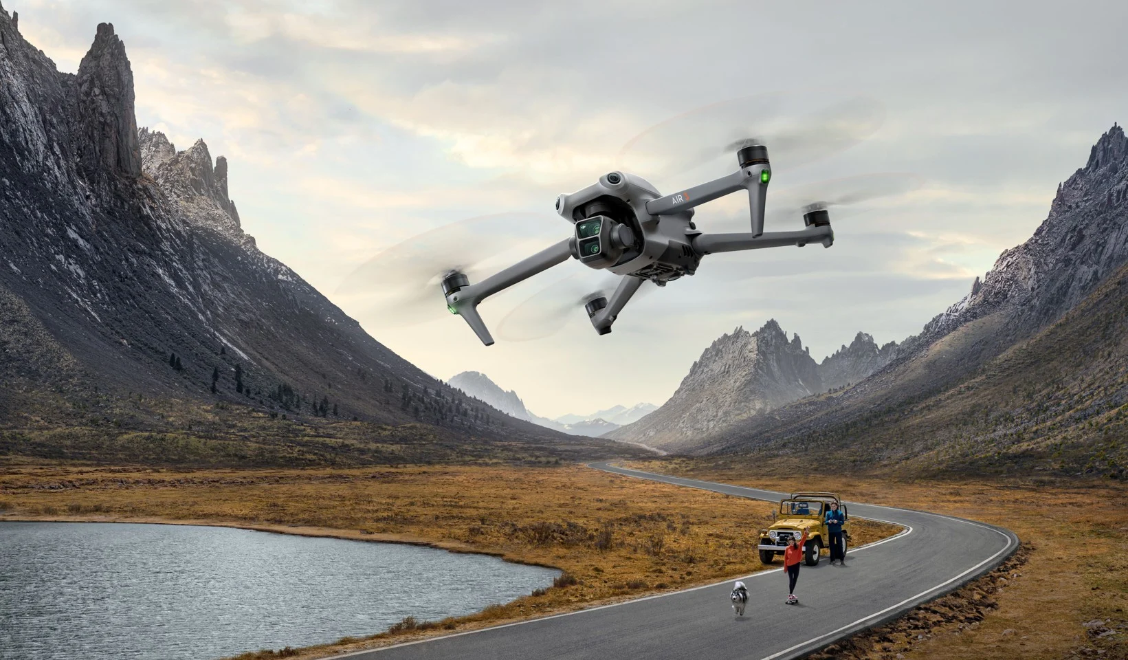DJI - Air 3 Fly More Combo (DJI RC-N2)