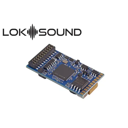 ESU 58419 - LokSound 5 DCC/MM/SX/M4 Leerdecoder, 21MTC NEM660, mit Lautsprecher 11x15mm, Spurweite: 0, H0