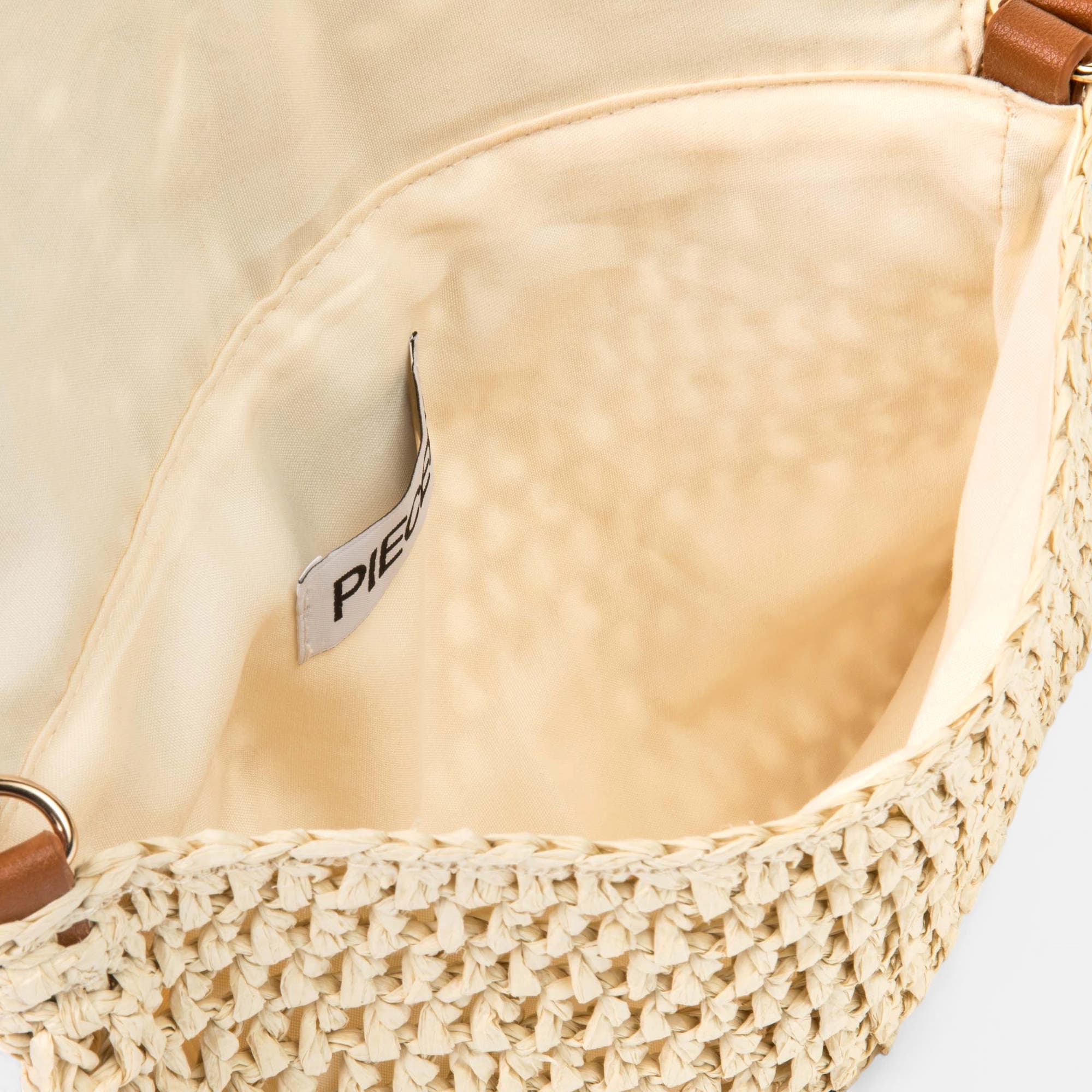Sac bandoulière beige