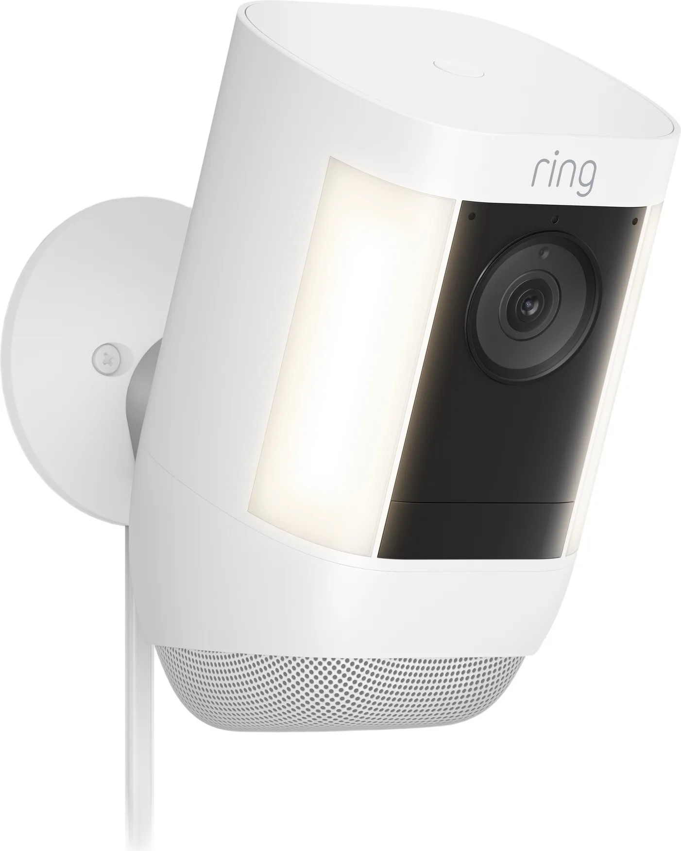 Ring Spotlight Cam Pro Plug-in Blanc Caméra de surveillance