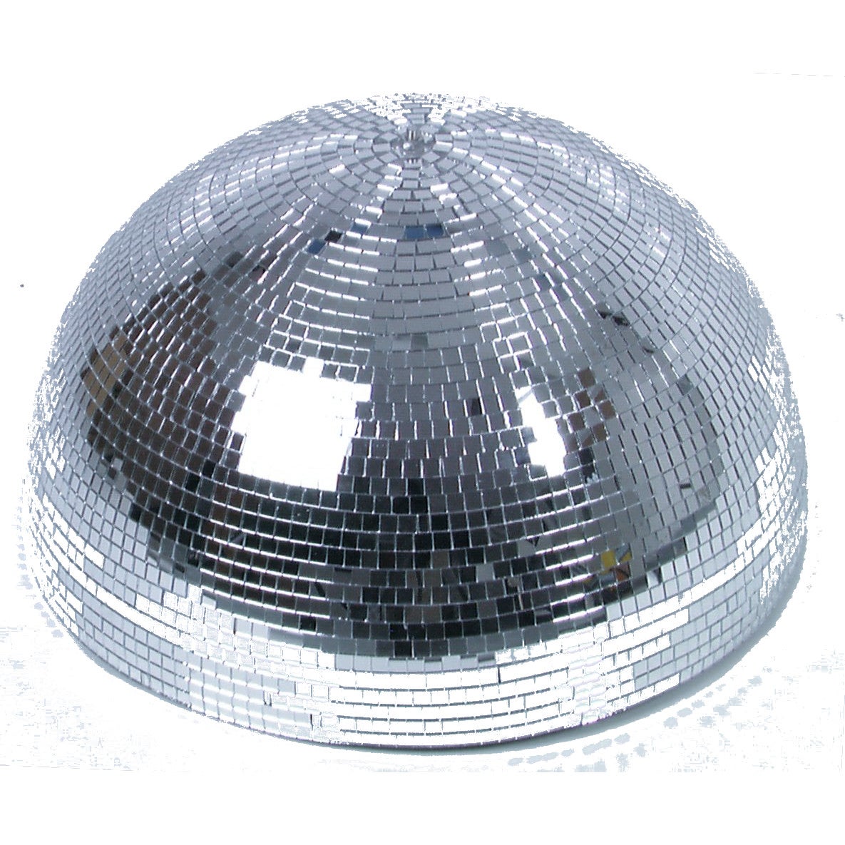 Eurolite gemotoriseerde halve spiegelbol 50 centimeter zilver