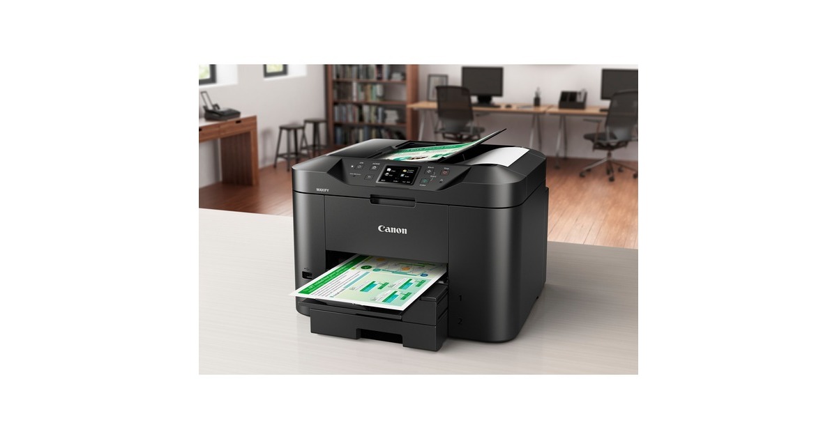 CanonMaxify MB2750 all-in-one inkjetprinter met faxfunctie  (Zwart, Scannen, Kopiëren, Faxen, LAN)