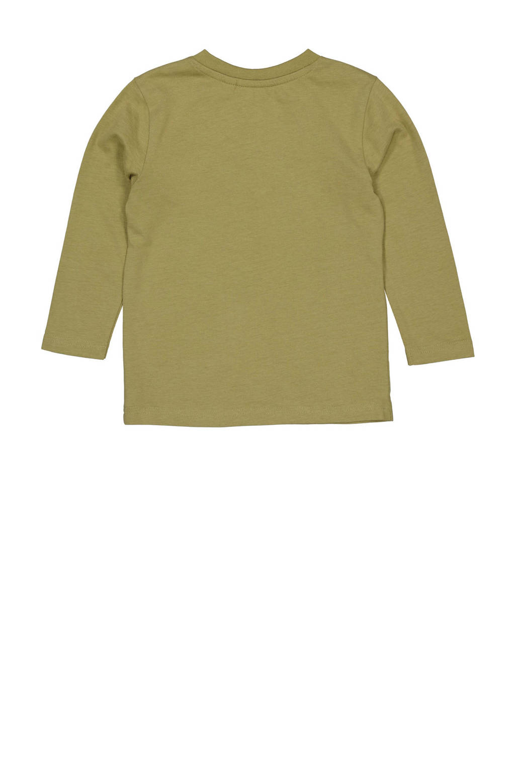 LEVV geweven longsleeve PABLO olijfgroen
