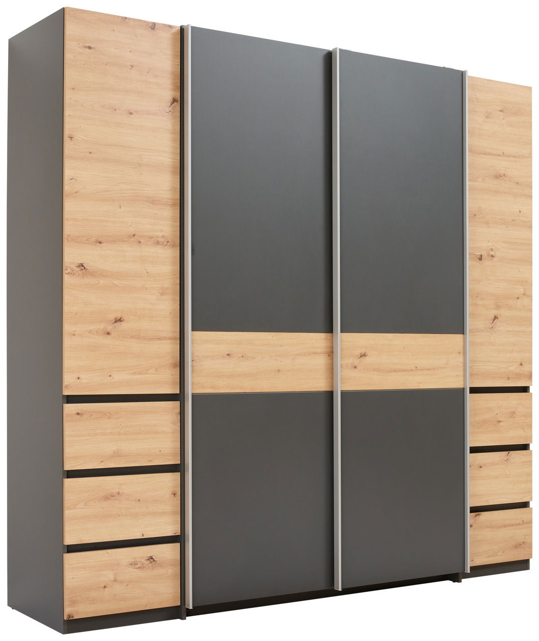 Z2 Dreh-/Schwebetürenschrank 4trg FABIO