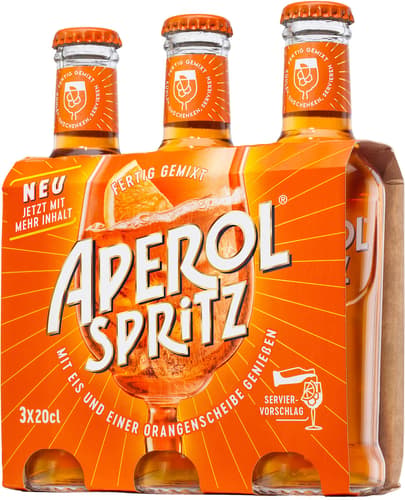 Aperol Spritz - fertig gemixt 3x0,2l