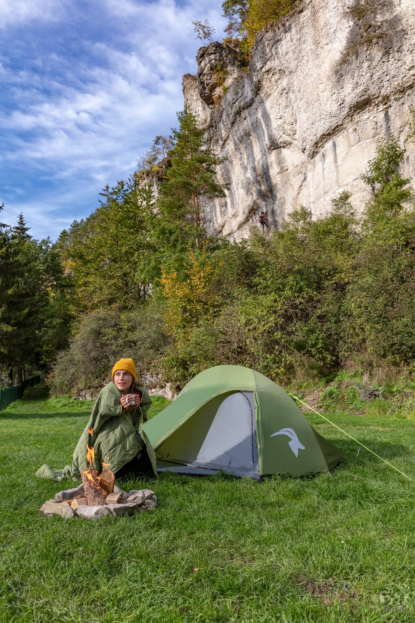 Mountain Guide Nola II Alu Trekkingzelt dunkelgrün für 2 Personen
