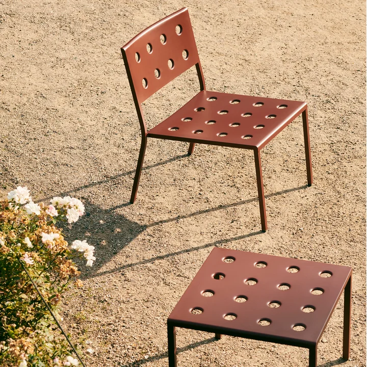 HAY - Balcony Beistelltisch, 50 x 51,5 cm, anthrazit