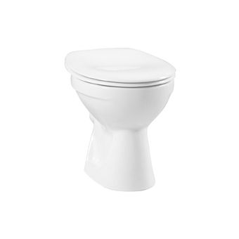 Wisa Sydney closetpot vlakspoel m. PK-uitlaat wit