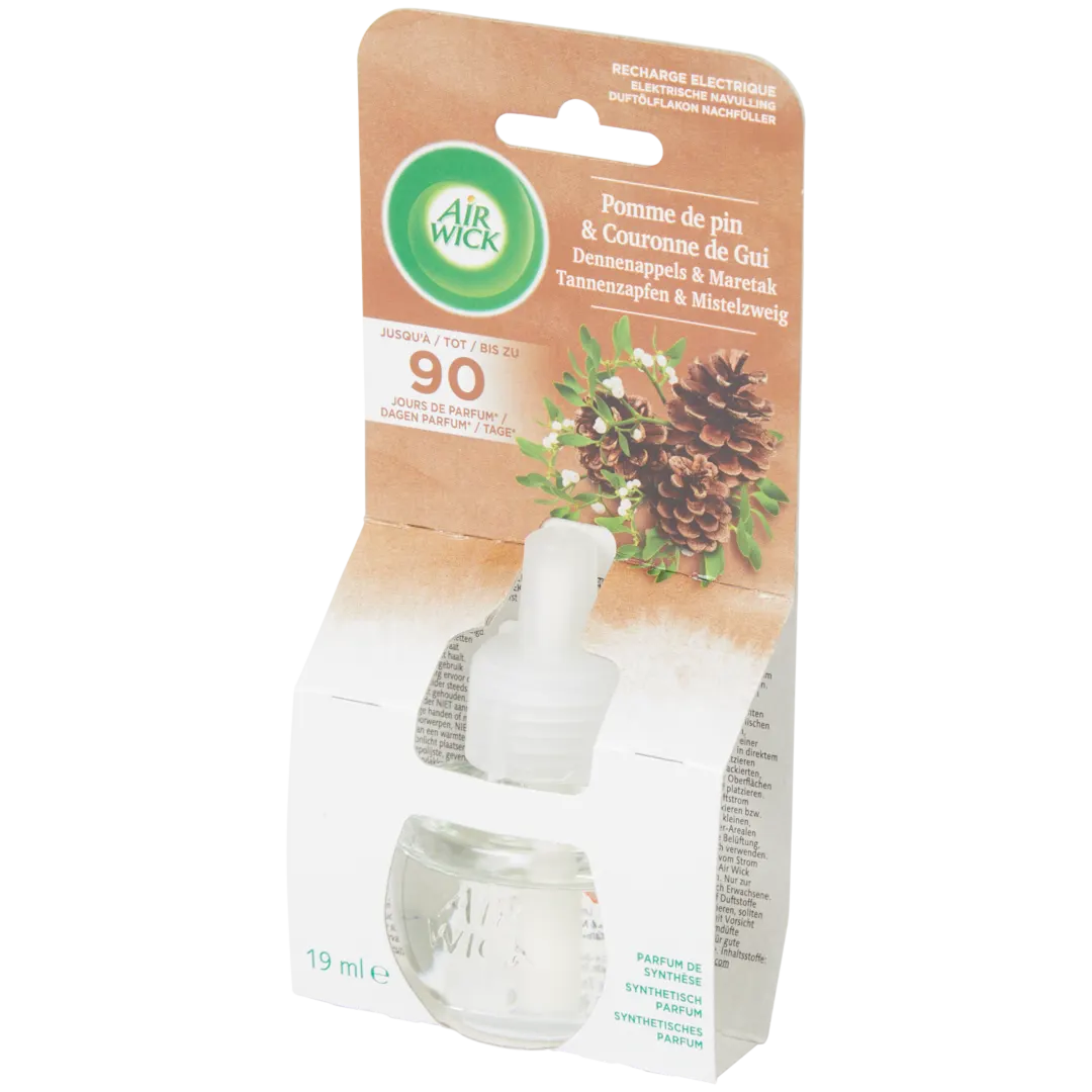 Recharge pour diffuseur de parfum Air Wick Pommes de pin et Couronne de gui