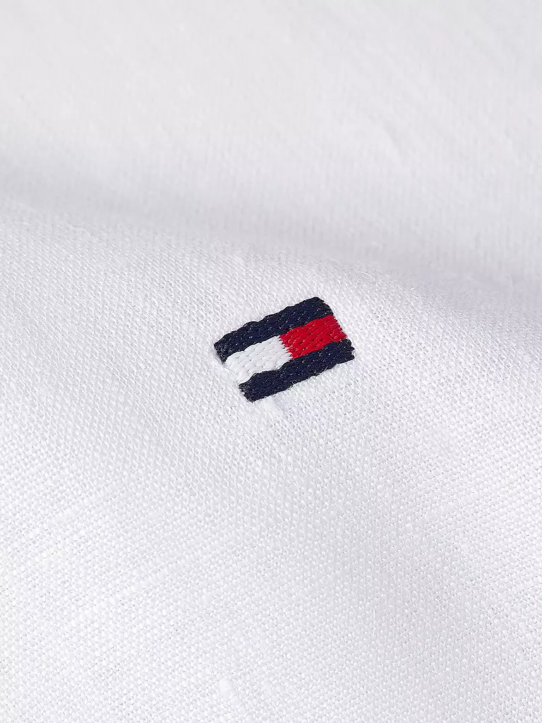 TOMMY HILFIGER Hemdblusenkleid weiss