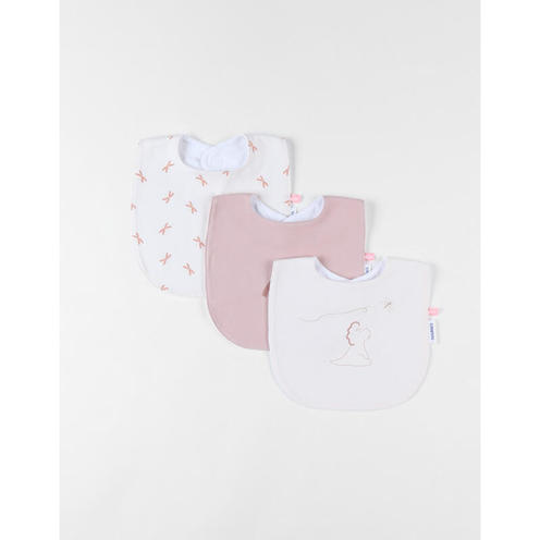 Popsie, Gigi & Louli Set de 3 bavoirs jersey - NOUKIE 'S