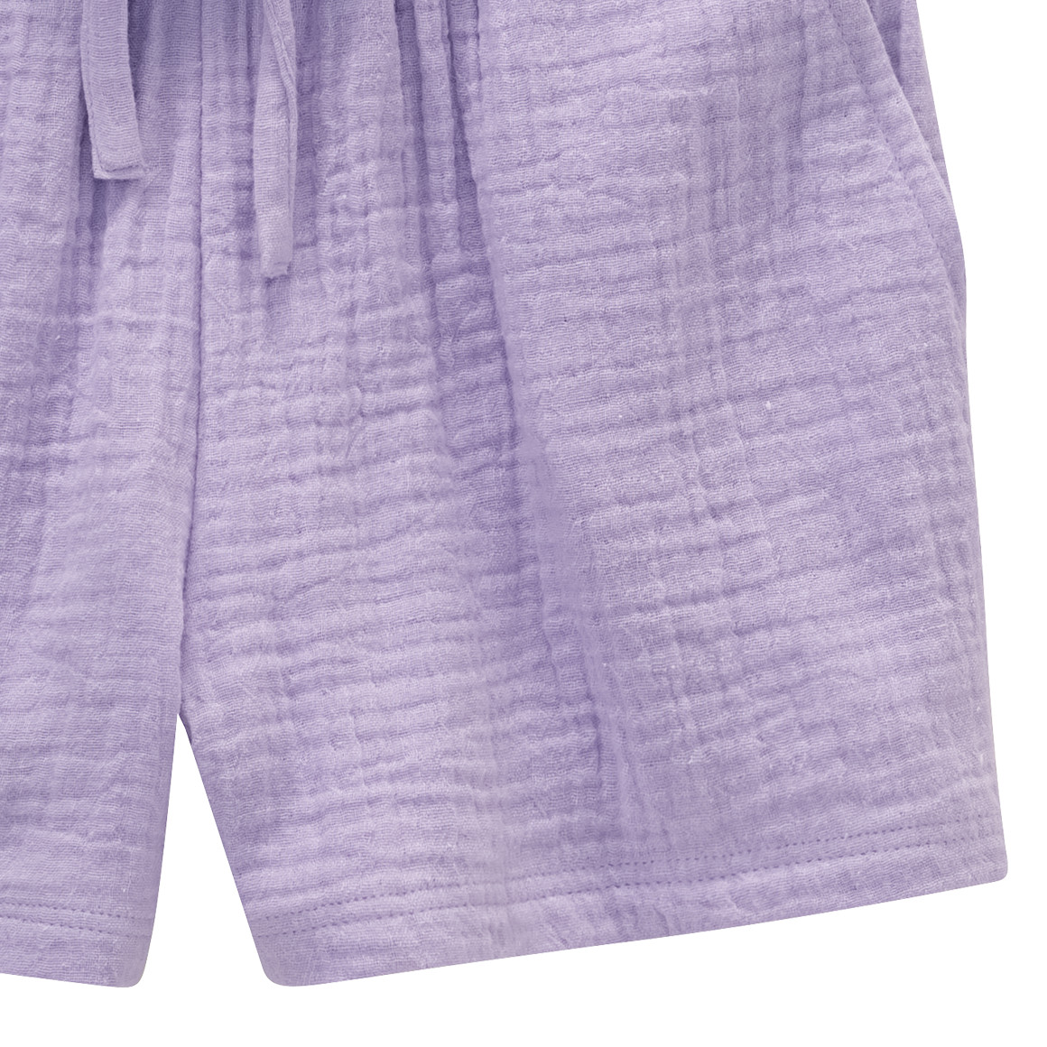 Jonas Nielsen Mädchen Musselin-Shorts aus Bio-Baumwolle helllila