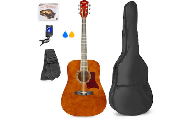 Westerngitarre »SoloJam Set Dark Natural« Holzart: Linde, Palisander