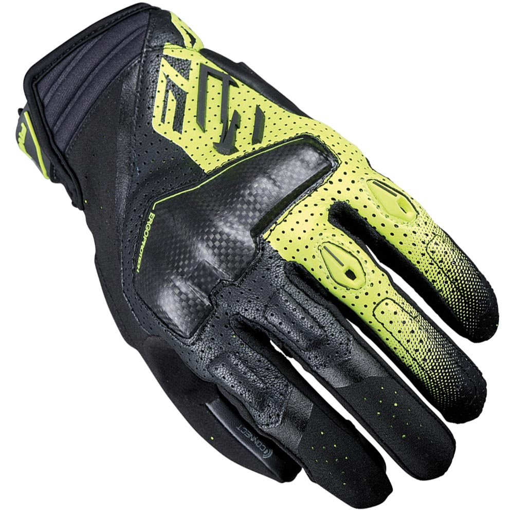 Five - Gants RSC Evo Noir / Jaune fluo
