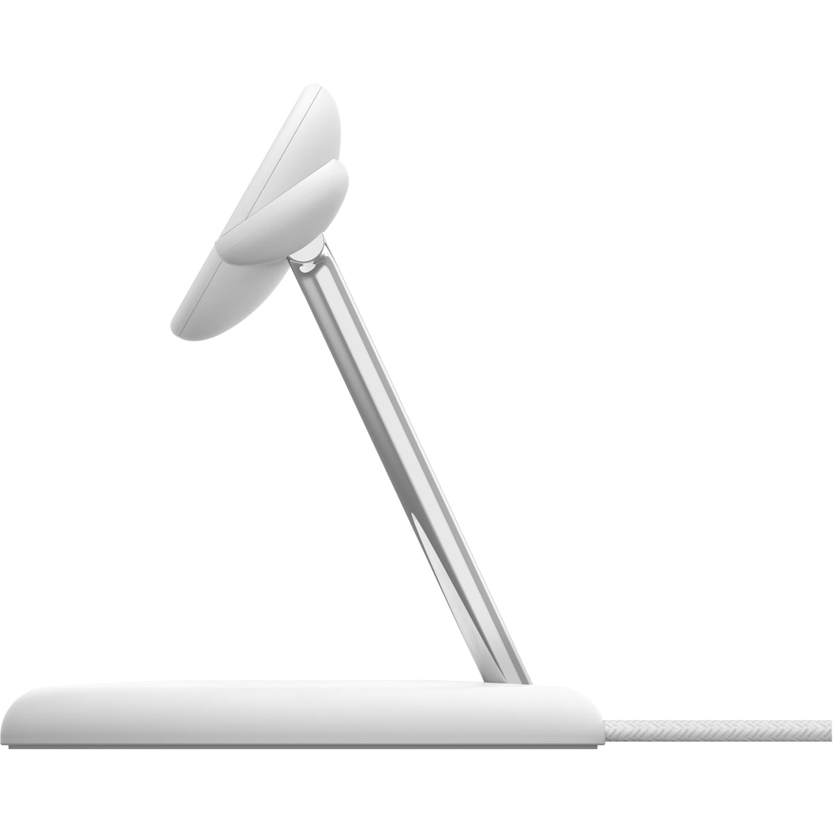 Belkin BoostCharge Pro 3-in-1 Qi2 trådløs ladestasjon (hvit)