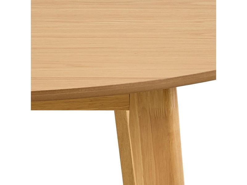 AC Design Tisch Roxby 120 x 76 cm, Braun Eleganter, runder Esstisch aus Naturholz
