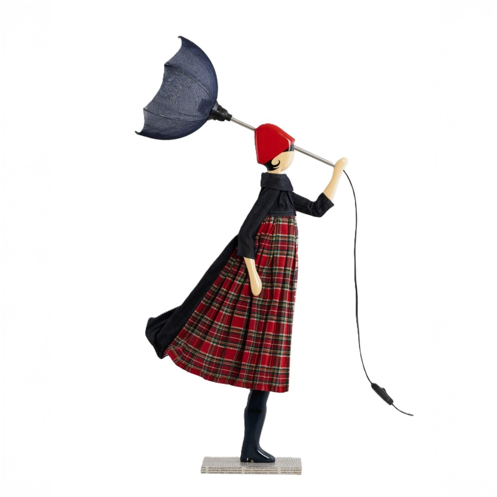 Tafellamp handgemaakt blooming girl Eleri 85 cm