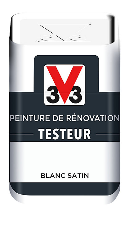 Testeur peinture de rénovation V33 blanc satin 50ml
