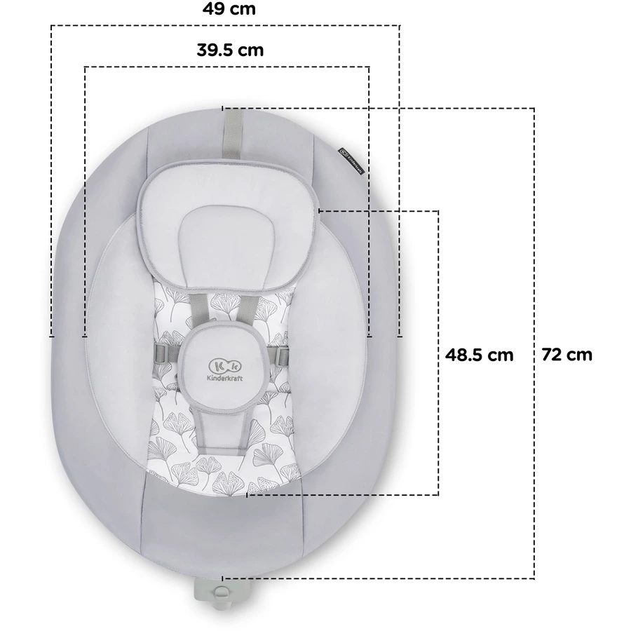 Kinderkraft Babywippe Luli Grey