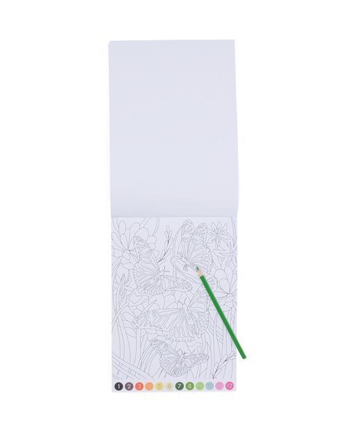 album à colorier A4 avec coloriage par numéro