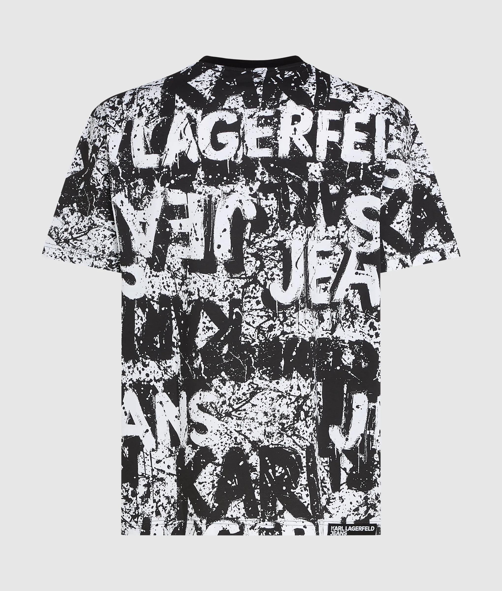 Relaxd T-shirt met all-over print