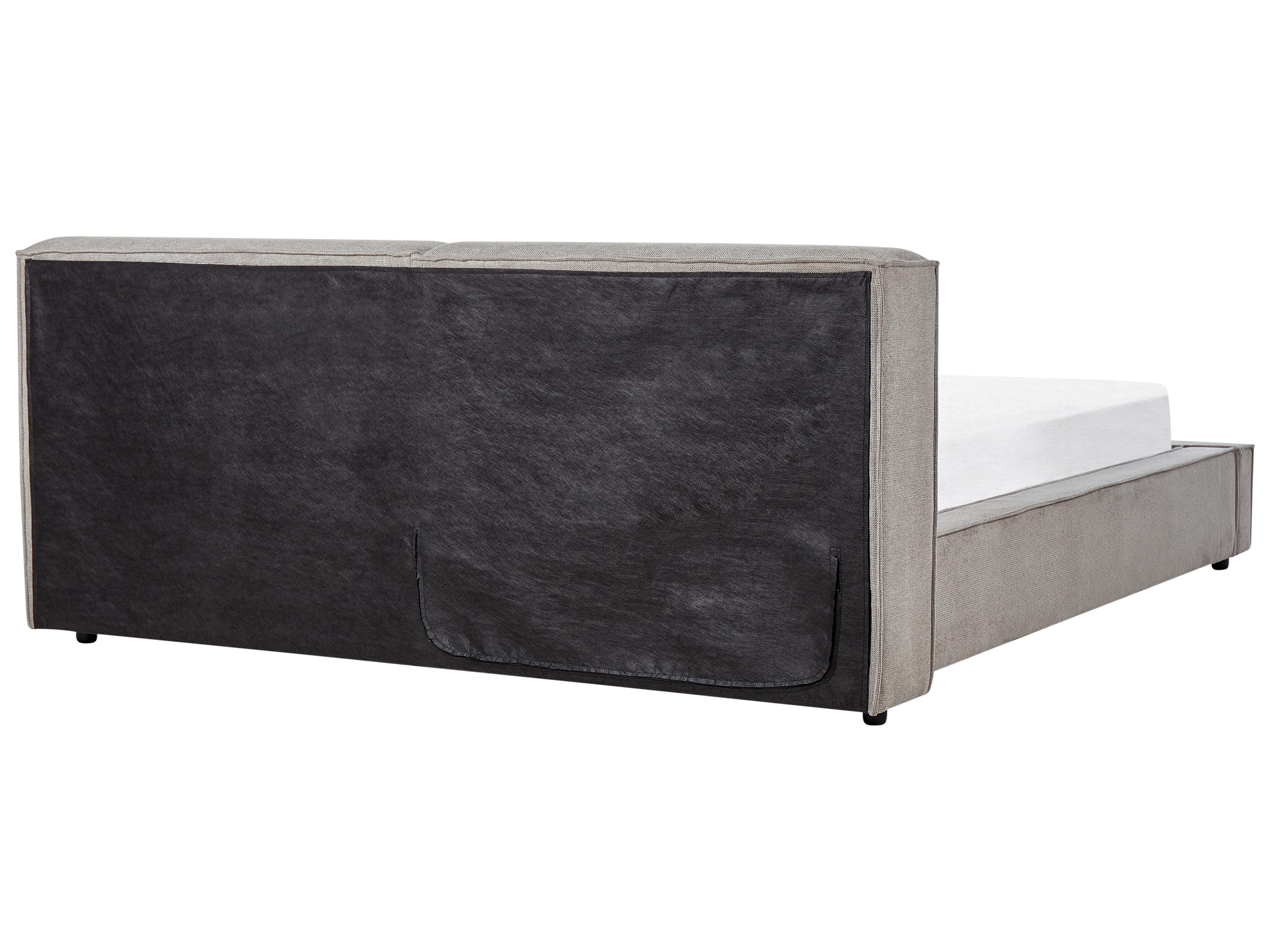 Bed Stof LINARDS 180 x 200 cm Grijs