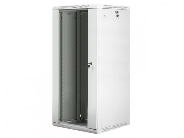 Lanberg - Rack kabinet - vægmonterbar - grå, RAL 7035 - 27U - 19