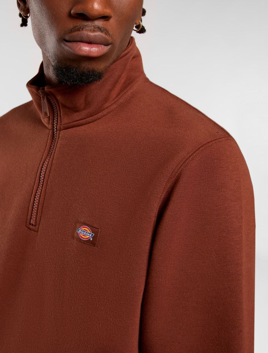 Dickies Oakport Quarter Zip Cappuccino