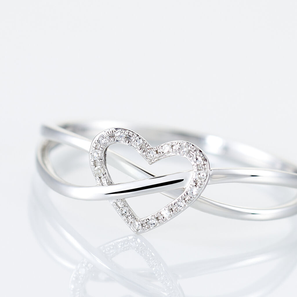 Bague Malinda Or Blanc Diamant