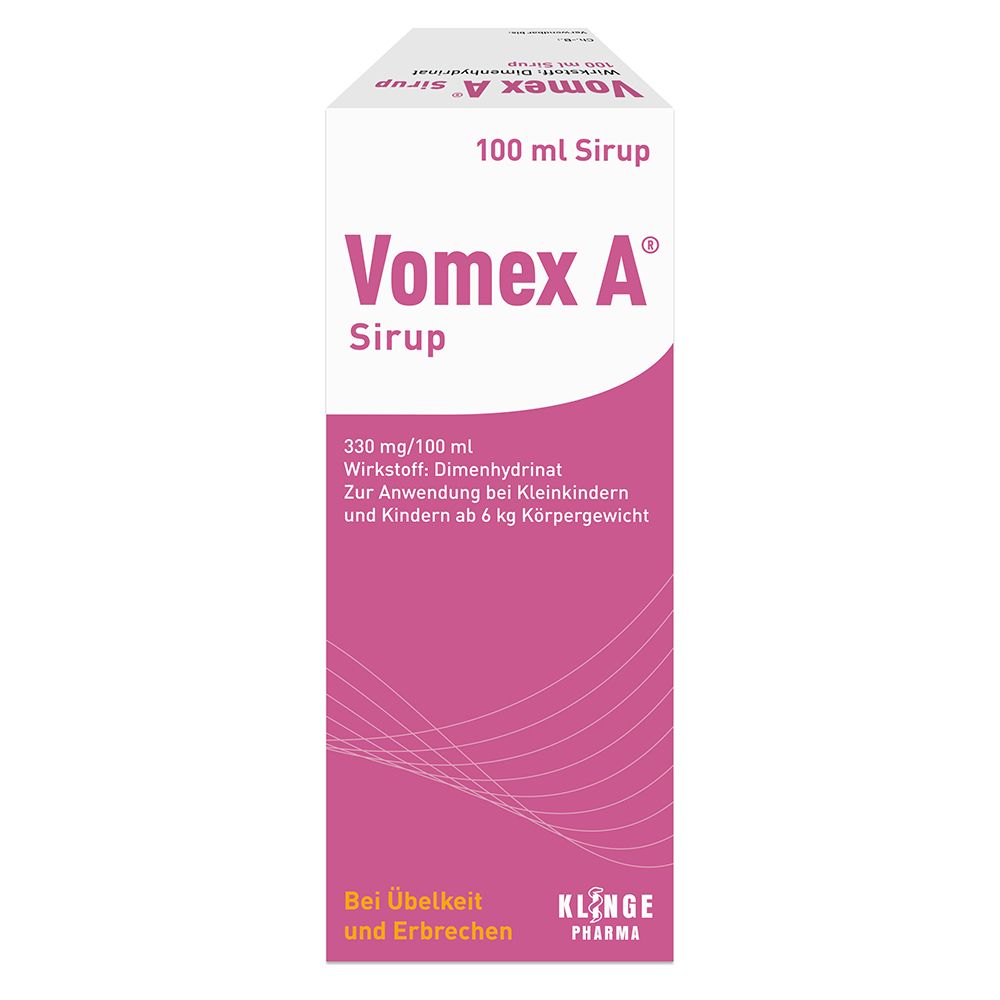 VOMEX A Sirup Kinder­freundlicher Kirsch­geschmack