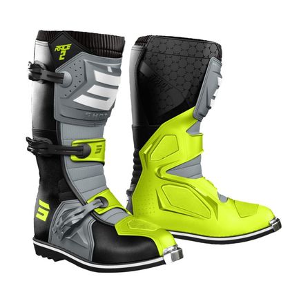 Bottes cross Shot RACE 2 2025 - Noir / Gris