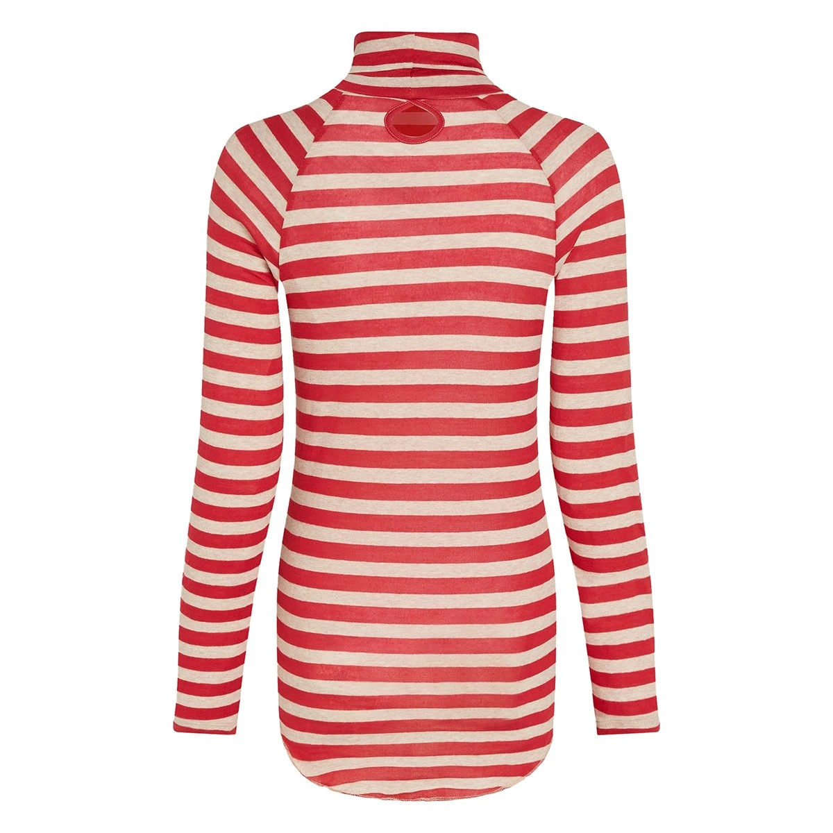 Dames Top 25021 top ls stripe structure