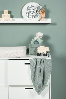 Jollein Musselinteppe Bamboo 4-Pack, Ash Green
