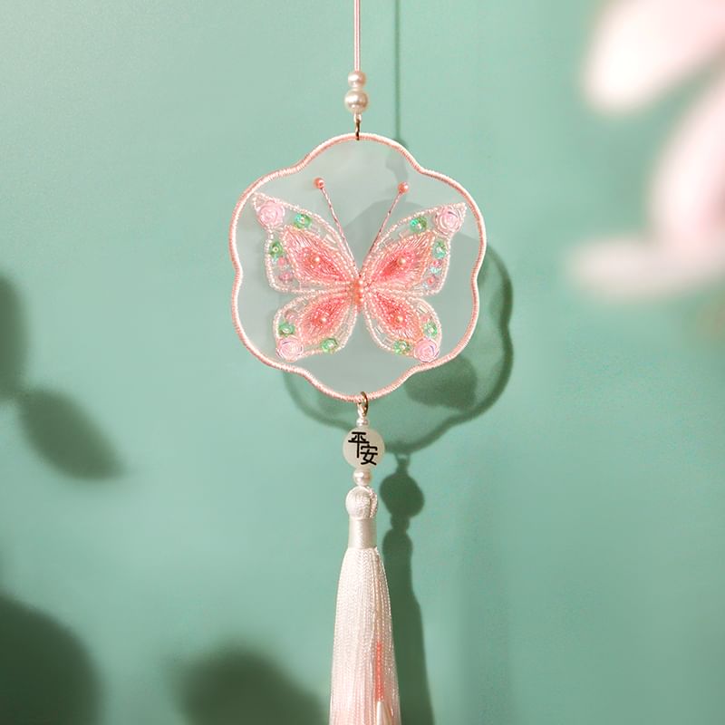 Embroidery Kingdom - DIY borduurpakket met hangende kwastjes (verschillende ontwerpen)