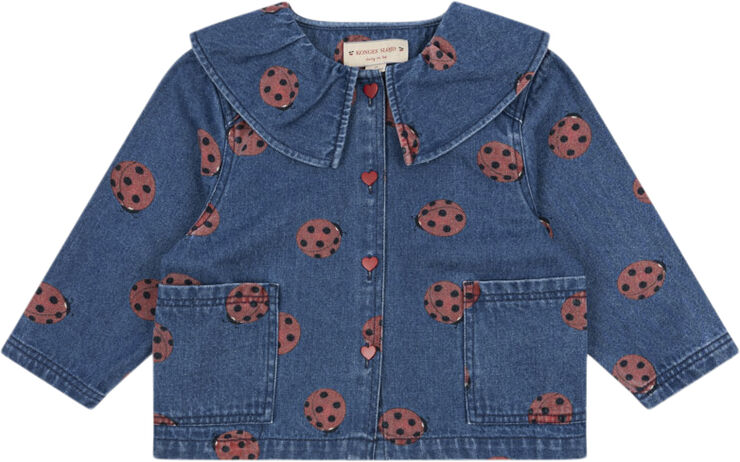 Konges Sløjd MAGOT LADYBUG DENIM SHIRT GOTS P05093