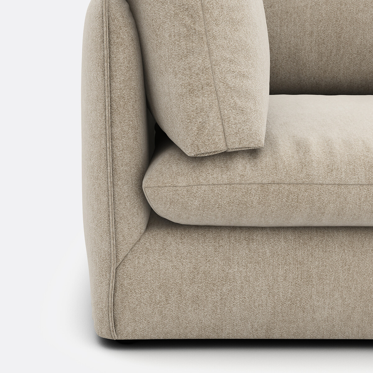 LA REDOUTE INTERIEURS<br>Poltrona XL em tecido misto Malo