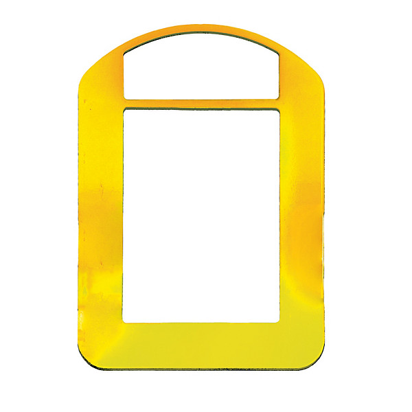 Cadre jaune  pour borne à déchets modulaire Koala