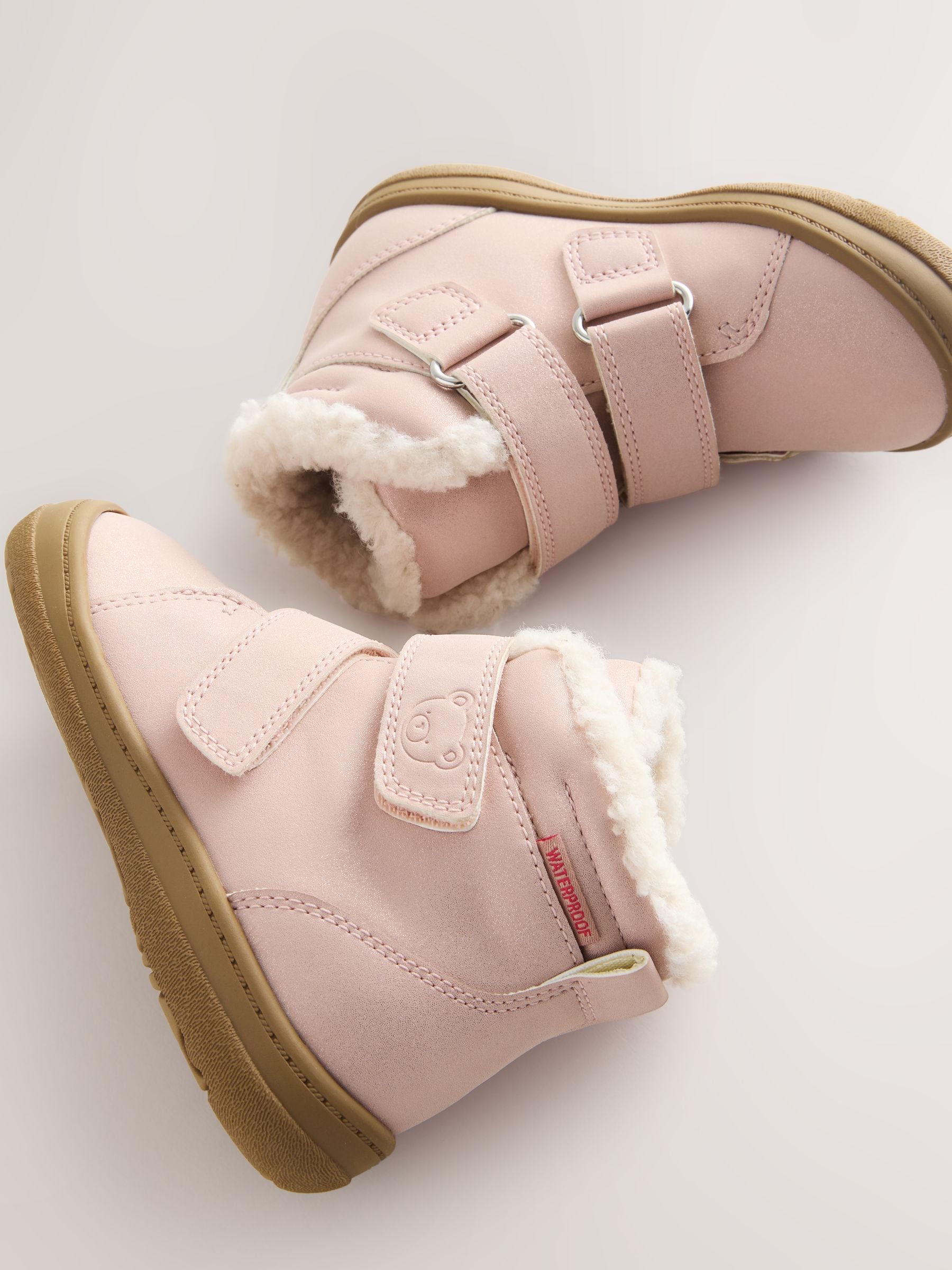 Roze - Waterproof Touch Fastening Boots