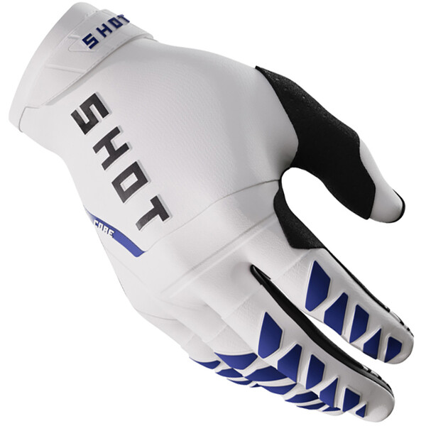 Shot - Gants Core Blanc / Bleu