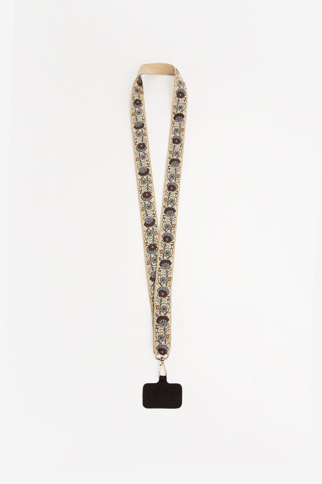 Telefoonkoord jacquard flower