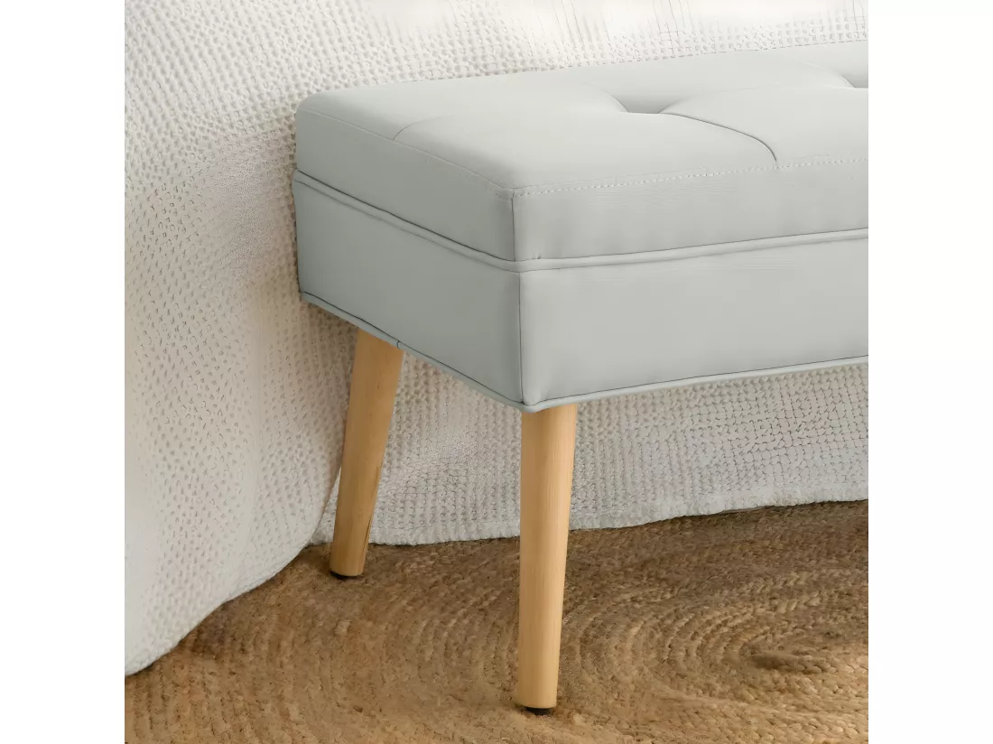 Banc en mdf Gris 119x43