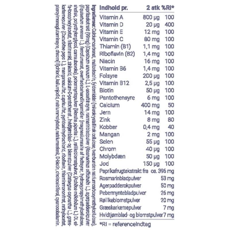 Livol Multivitamin m. Urter 150 Pieces