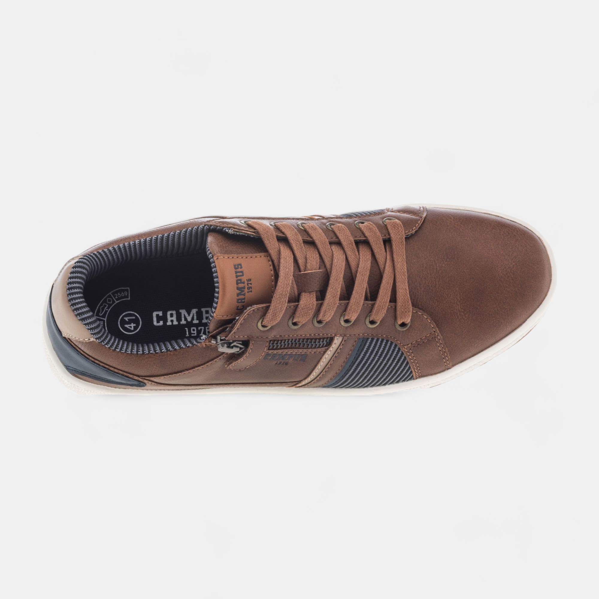 Baskets basses Homme cognac