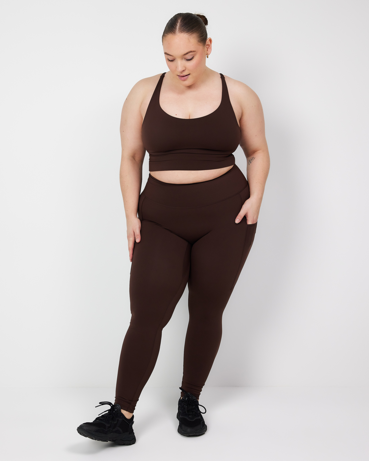 Eyda Ellie Ultralight Pocket Tights Brown